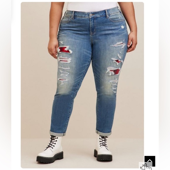 Torrid Rip & Repair Jeans - Picture 5 of 16